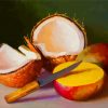 Fresh Mango And Coconut paint by numbers