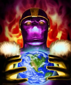 Marvel Baron Zemo paint by number