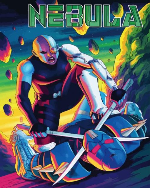 Marvel Comics Nebula paint by number