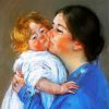 Mary Cassat Kiss For Baby paint by numbers