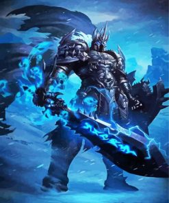 Masked Arthas Menethil paint by number