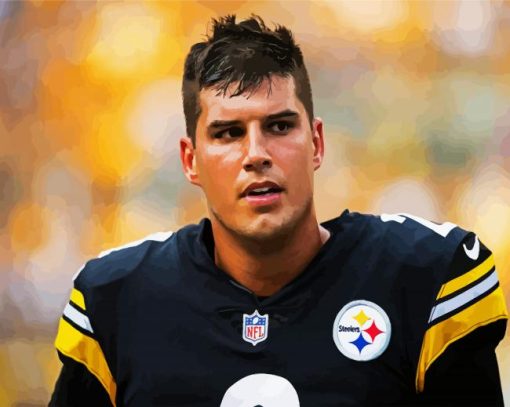 Mason Rudolph Pittsburgh Steelers paint by number