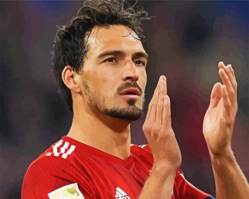 Mats Hummels paint by numbers