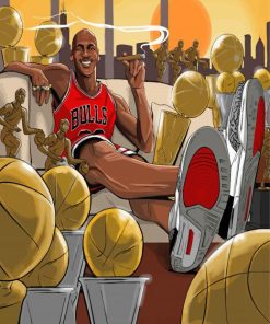 Michael Jordan paint by numbers