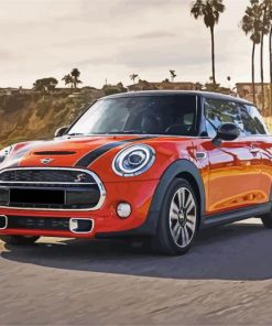 Mini Cooper Car paint by number