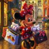Minnie Mouse Shopping Day paint by numbers