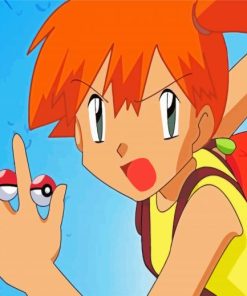 Misty Pokemon paint by number