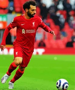 Mohamed Salah Player paint by numbers