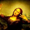 Mona Lisa Selfie paint by numbers