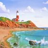 Montauk Point State Park New York paint by number