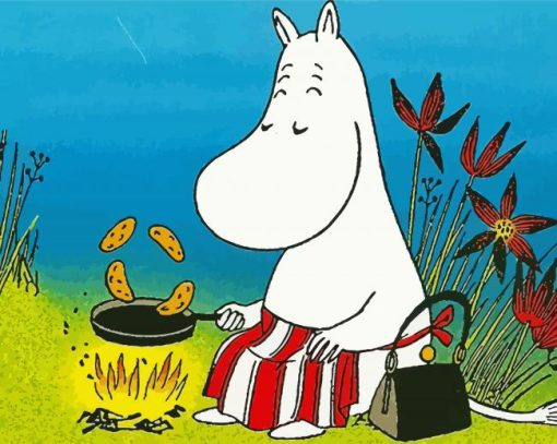 Moominmamma paint by number