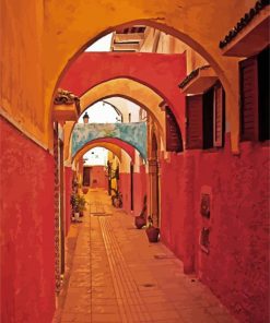 Moroccan Alley paint by numbers