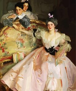 Mrs Carl Meyer And Her Children By Sargent paint by numbers