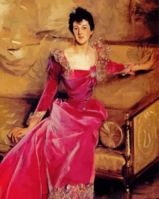 Mrs Hugh Hamersley By Sargent paint by numbers