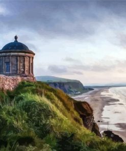 Mussenden Temple Derry paint by number