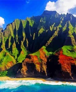 Na Pali Coast State Wildness Park paint by numbers