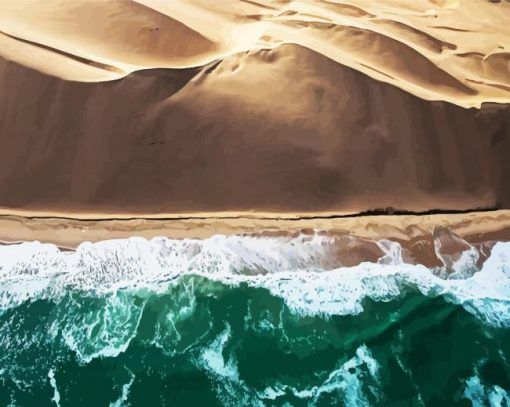 Namibia Coast paint by number