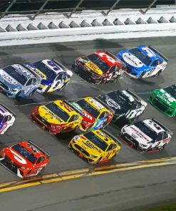 Nascar Racing paint by numbers