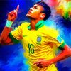 Neymar Player paint by number
