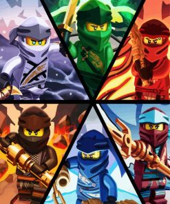 Ninjago Characters paint by number