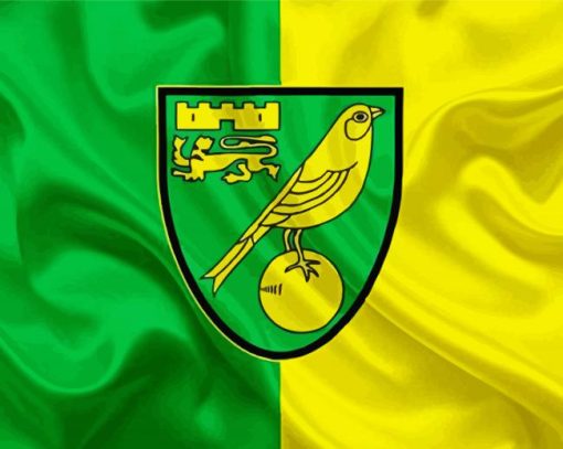 Norwich City Football Club Logo paint by numbers