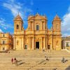 Noto Cathedral Sicilia paint by numbers