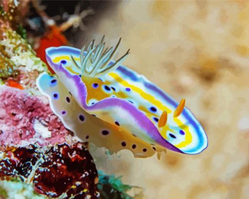 Nudibranch paint by number