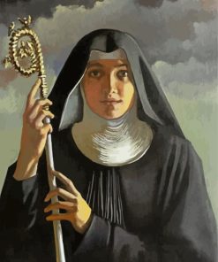 Nun paint by number