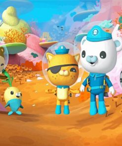 Octonauts paint by number