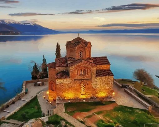Ohrid Saint John paint by number