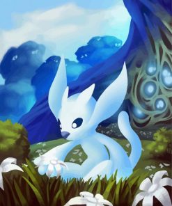 Ori Character Game paint by number