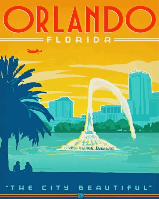 Orlando Florida paint by number