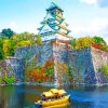 Osaka Castle Park paint by number