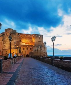 Ovo Castle Naples paint by number
