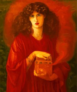 Pandora By Rossetti paint by numbers