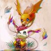 Patamon Digimon Anime Art paint by number