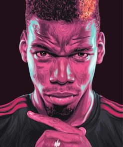 Paul Pogba Art paint by number