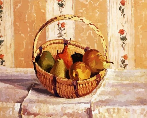 Pears And Apples Pissarro Art paint by number