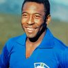 Pele Brazilian Soccer Player paint by number