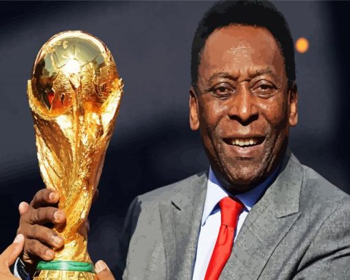 Pele Former Minister Sport paint by number