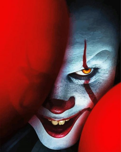 Pennywise Close Up paint by number