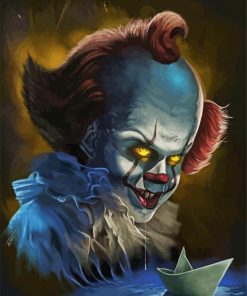 Pennywise Scary Clown paint by number