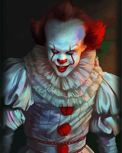 Pennywise Teh Scary Clown paint by number