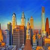 Philadelphia City Buildings paint by number