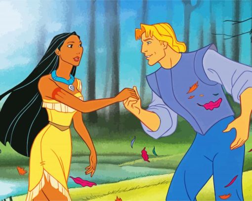 Pocahontas And Prince paint by number