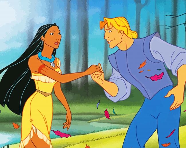 Aesthetic Pocahontas Disney - Paint By Number - Paint by Numbers