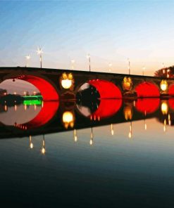 Ponte Neuf Bridge Toulouse paint by number