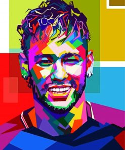 Pop Art Neymar paint by numbers