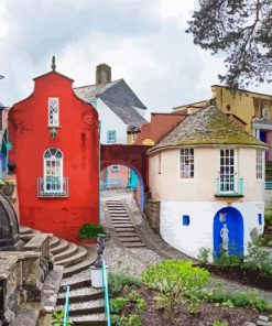 Portmeirion North Wales paint by number