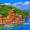 Portofino Harbour paint by number